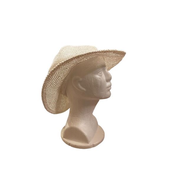 NWT INC International Concepts white hate leather string bow - Picture 3 of 8